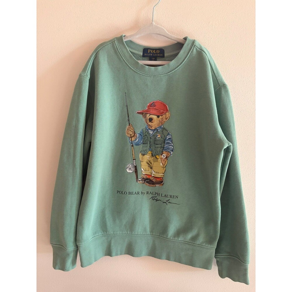 Polo Bear by Ralph Lauren Green Sweatshirt